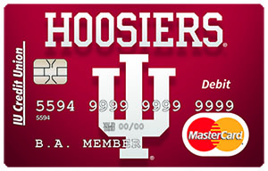 IUCU IU Athletics Hoosiers Debit Cards